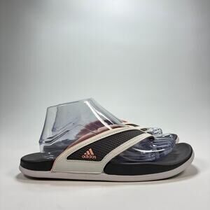 Adidas Adilette Pink Black White Comfort Slides Sandals S81199 Women's Size 8